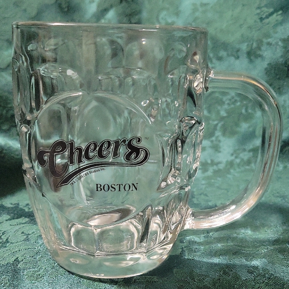 Cheers Boston Beer Glass Mug EUC